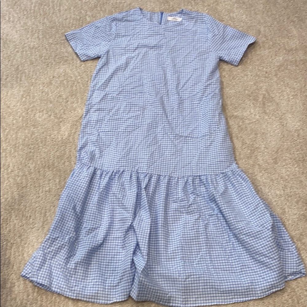 Adorable gingham maxi dress size S